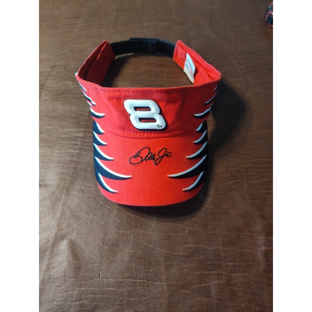 Dale Earnhardt Jr Visor Cap Hat NASCAR 8 Chase Authentics Adjustable Straps Mint